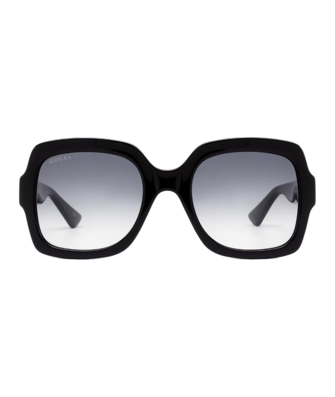 GUCCI Черные пластиковые солнцезащитные очки, фото 1