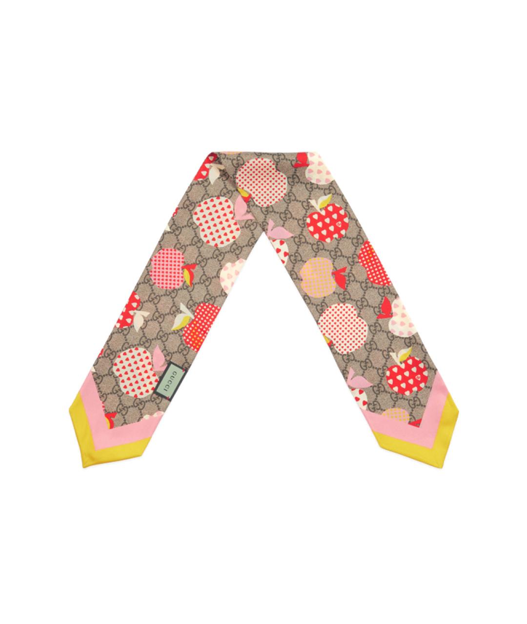 GUCCI Бежевый шарф, фото 2