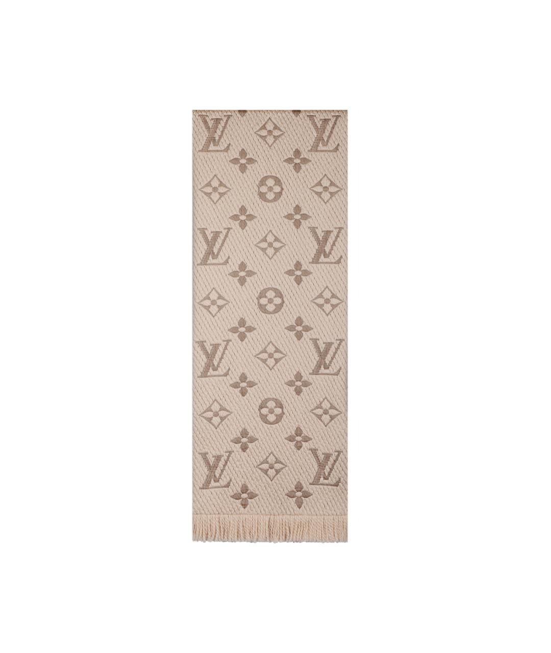 LOUIS VUITTON Хаки шарф, фото 2