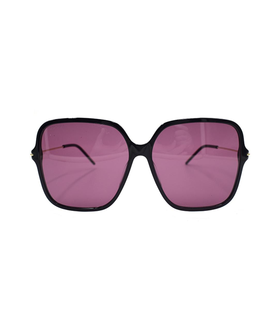 GUCCI Черные пластиковые солнцезащитные очки, фото 2