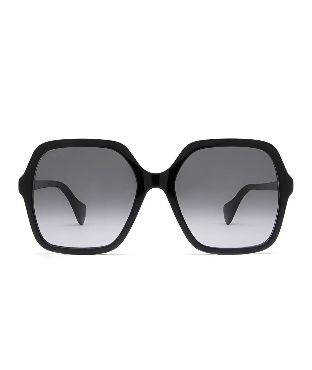 GUCCI Черные пластиковые солнцезащитные очки, фото 2