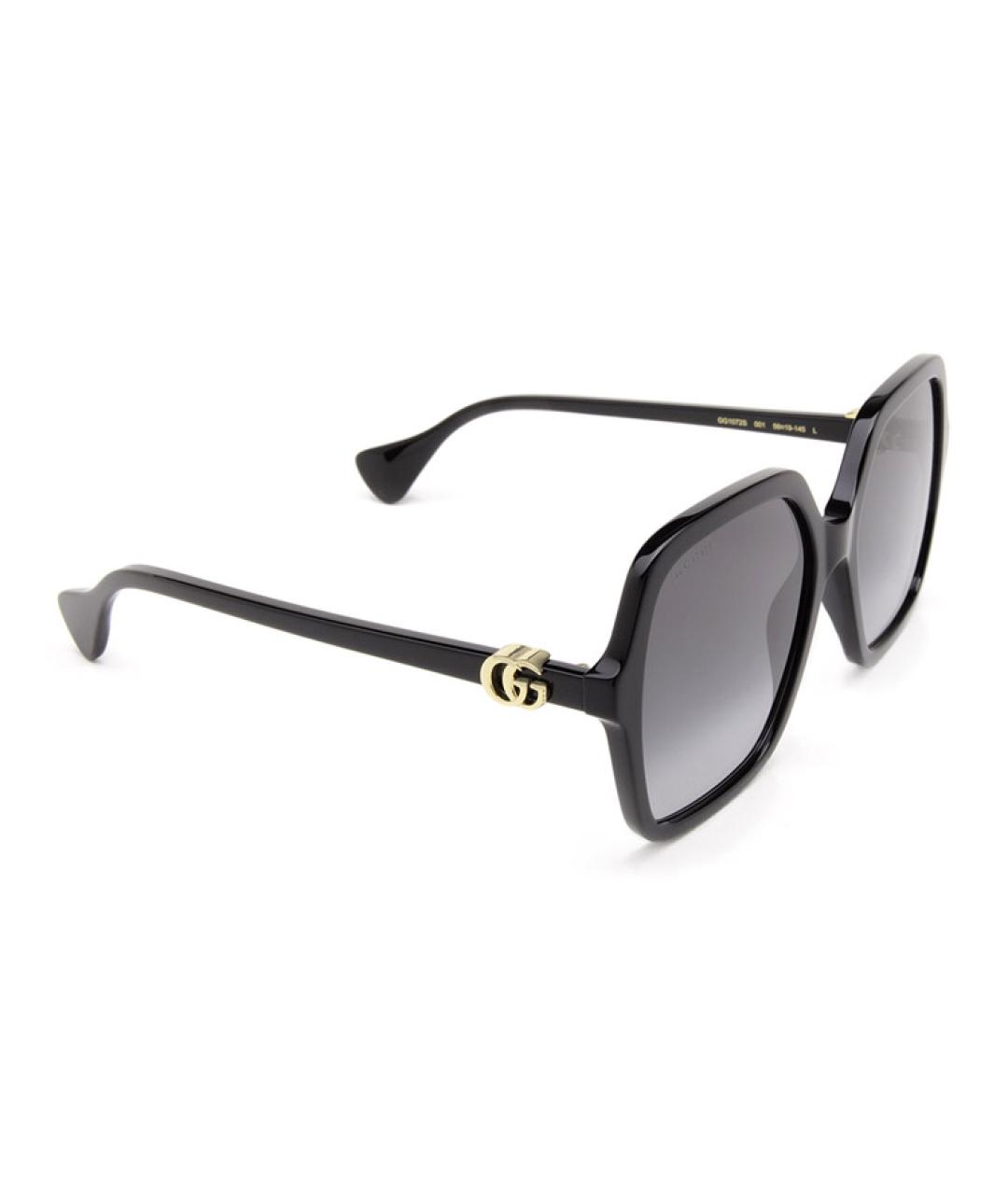 GUCCI Черные пластиковые солнцезащитные очки, фото 3