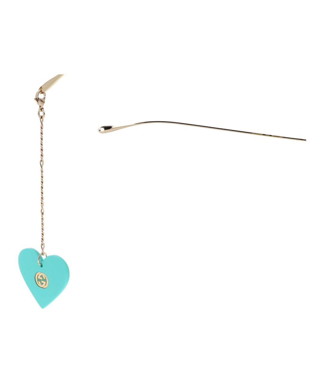 GUCCI Серые металлические солнцезащитные очки, фото 4