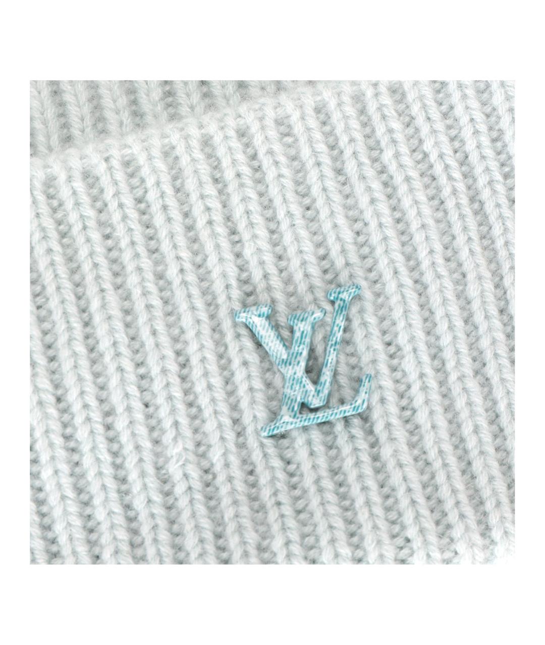 LOUIS VUITTON Зеленая кашемировая шапка, фото 4