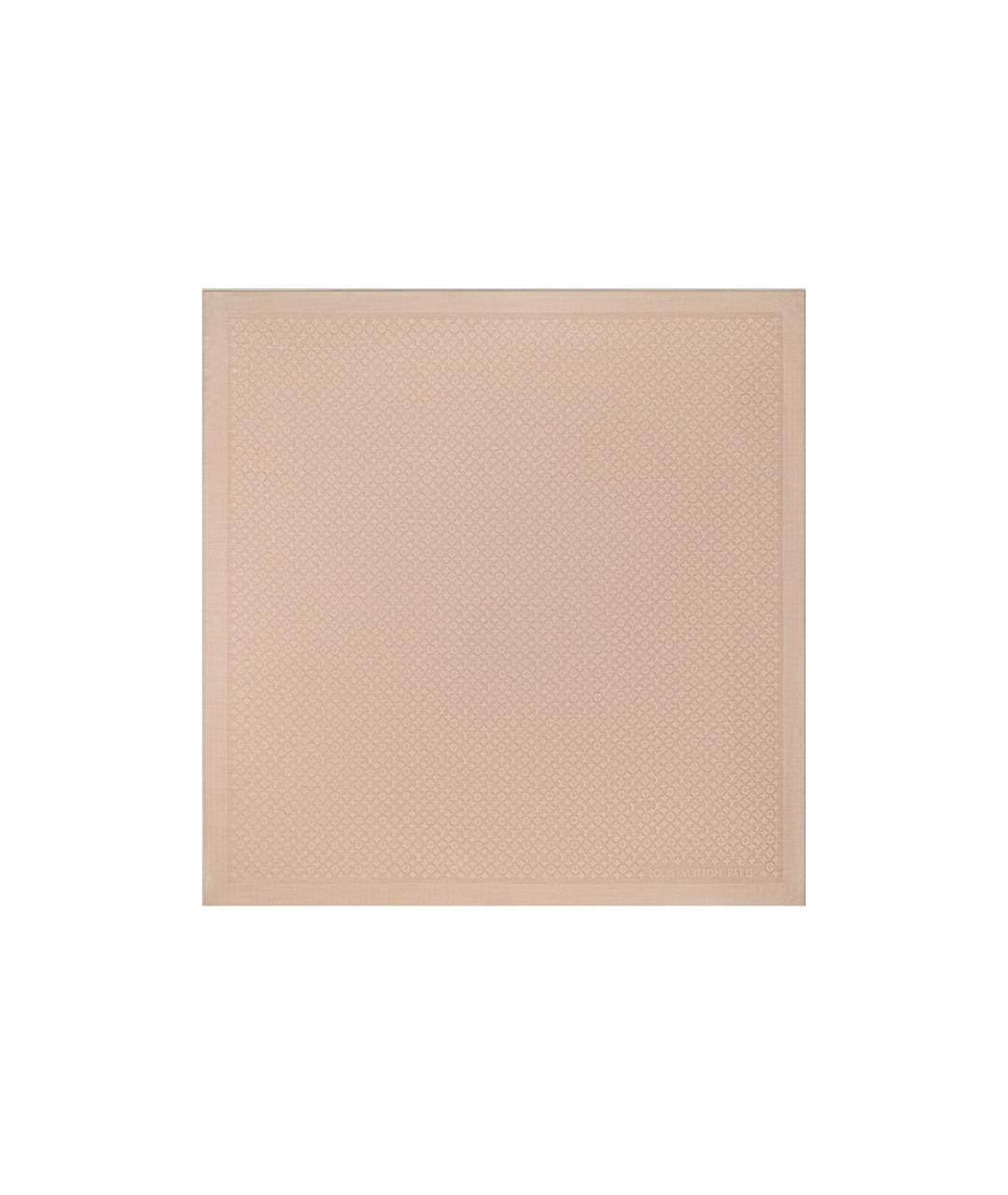 LOUIS VUITTON Розовый шарф, фото 2