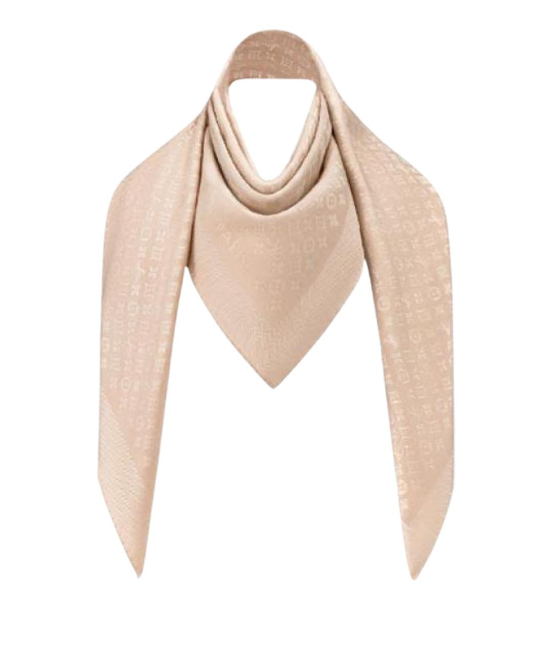 LOUIS VUITTON Розовый шарф, фото 1