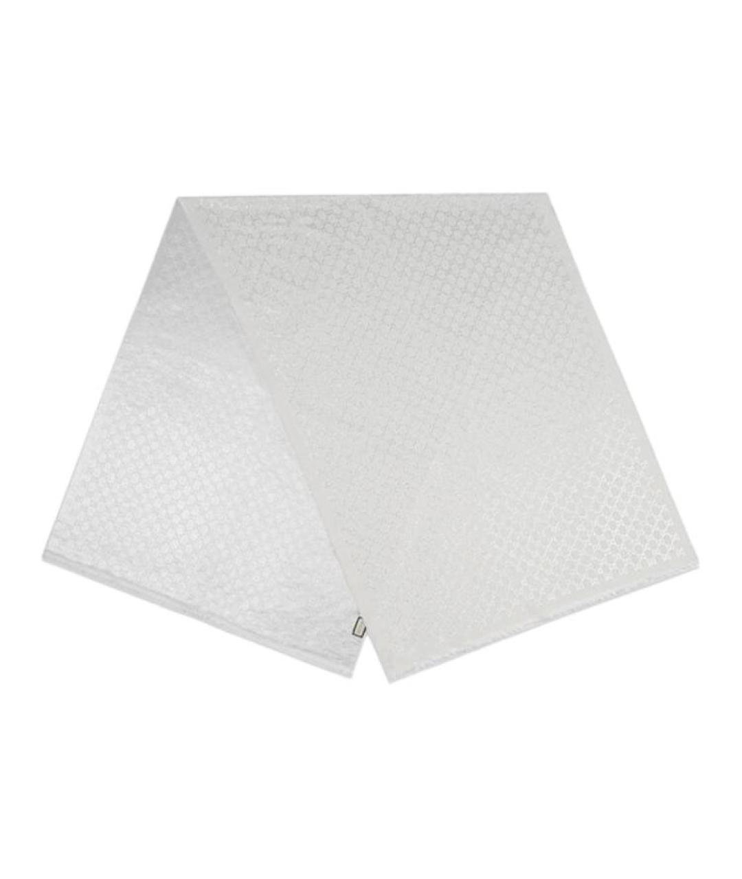 GUCCI Серый шарф, фото 2