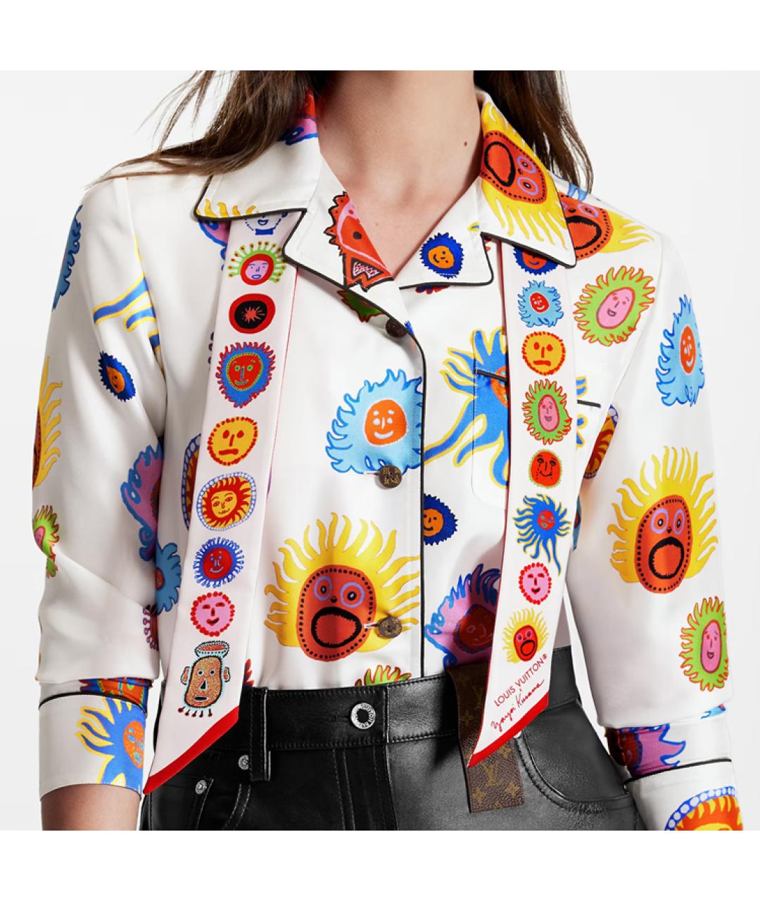 LOUIS VUITTON Красный шарф, фото 3