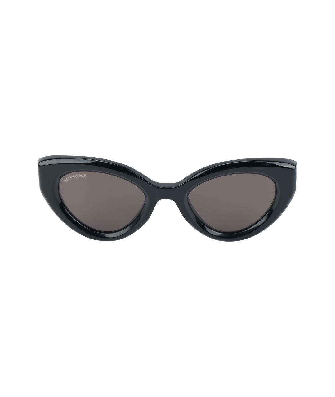 BALENCIAGA Черные пластиковые солнцезащитные очки, фото 2