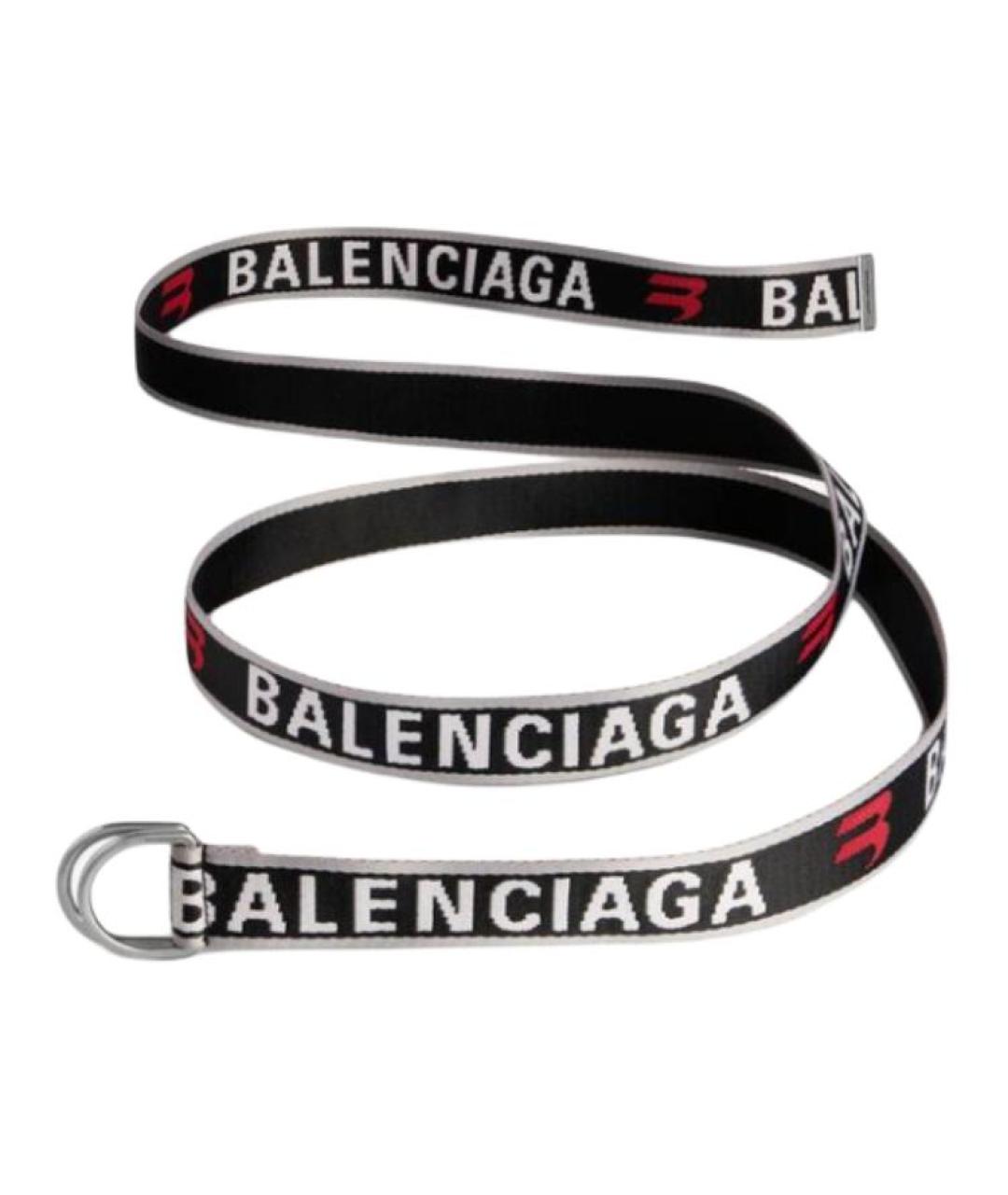 BALENCIAGA Черный ремень, фото 5