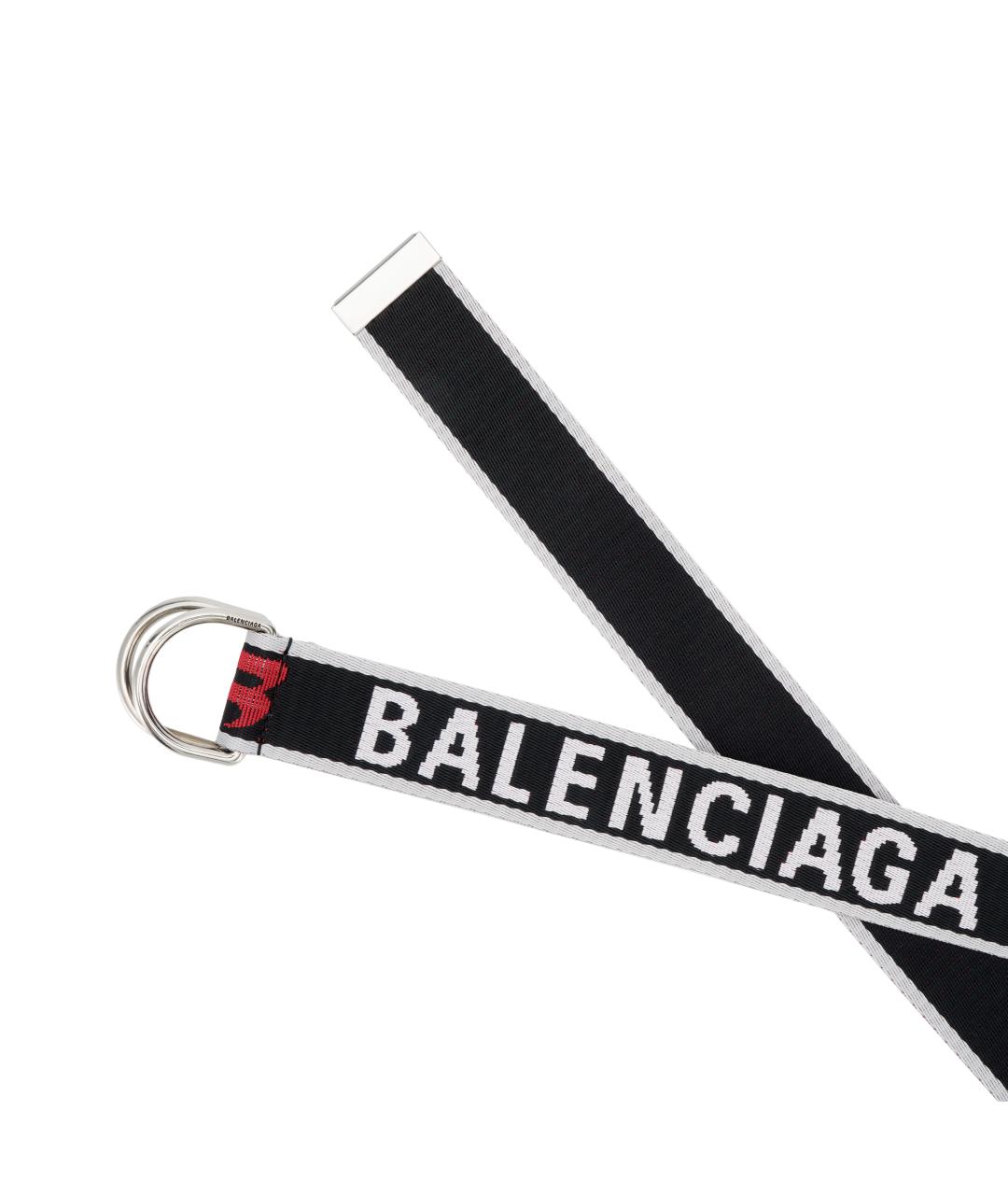 BALENCIAGA Черный ремень, фото 3