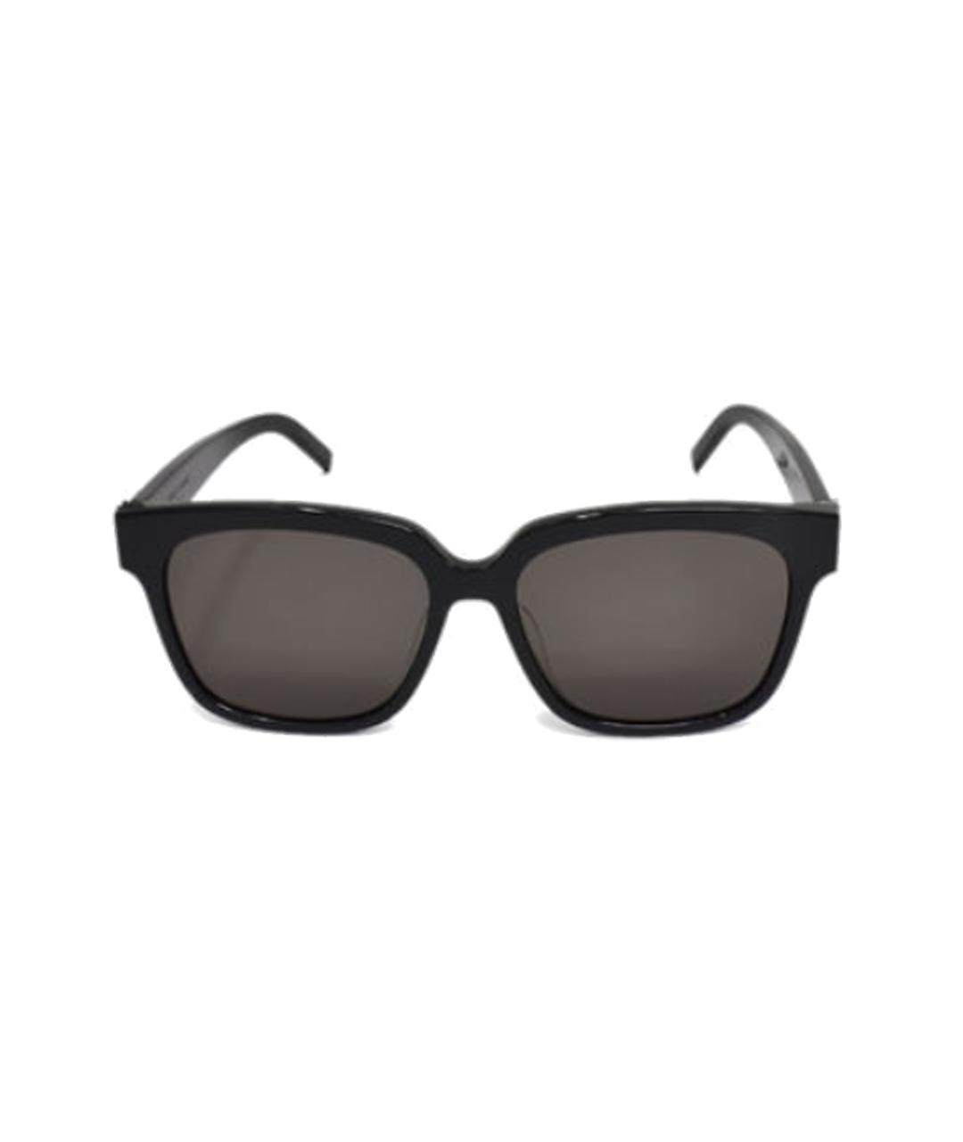 SAINT LAURENT Черные пластиковые солнцезащитные очки, фото 2