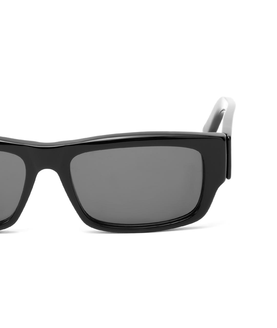 BALENCIAGA Черные пластиковые солнцезащитные очки, фото 4