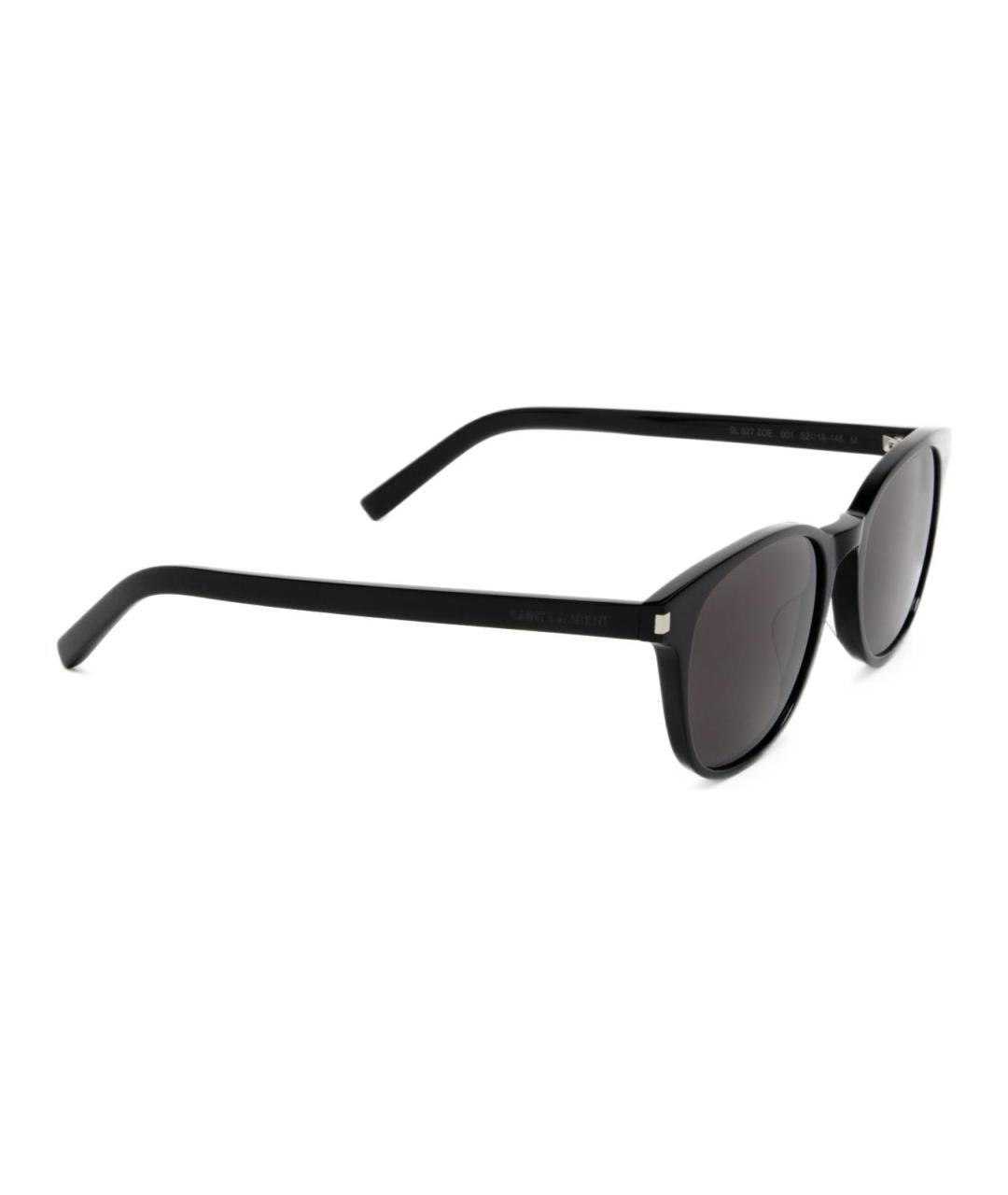 SAINT LAURENT Черные пластиковые солнцезащитные очки, фото 1