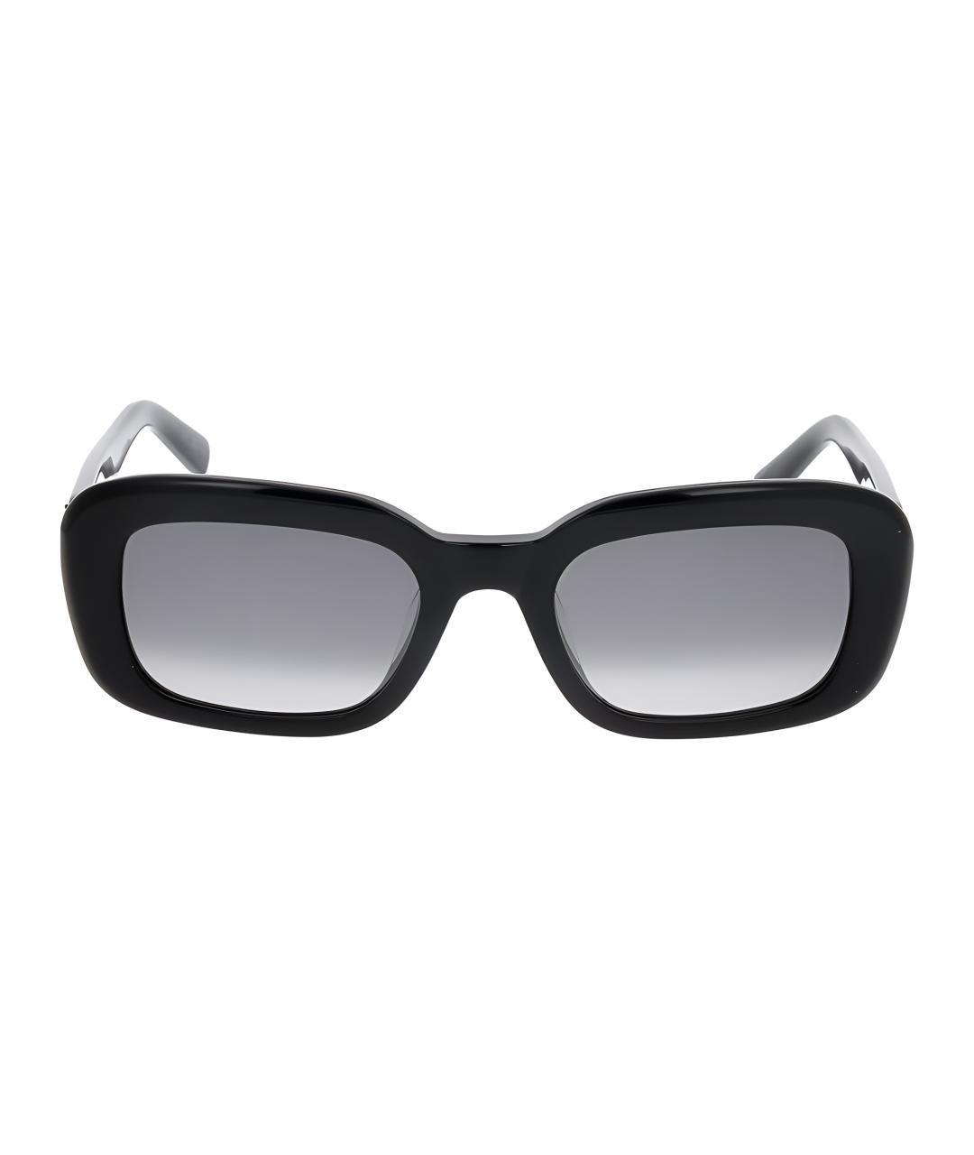 SAINT LAURENT Черные пластиковые солнцезащитные очки, фото 2