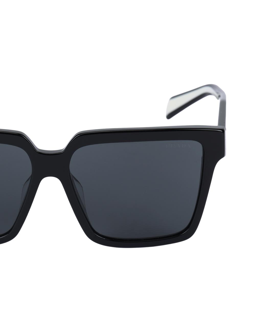 PRADA Бежевые пластиковые солнцезащитные очки, фото 4