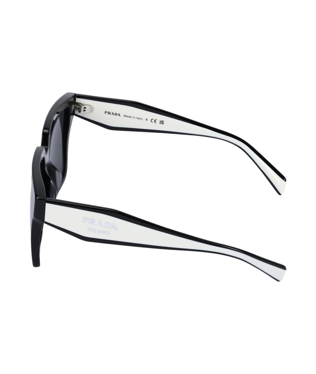 PRADA Бежевые пластиковые солнцезащитные очки, фото 3