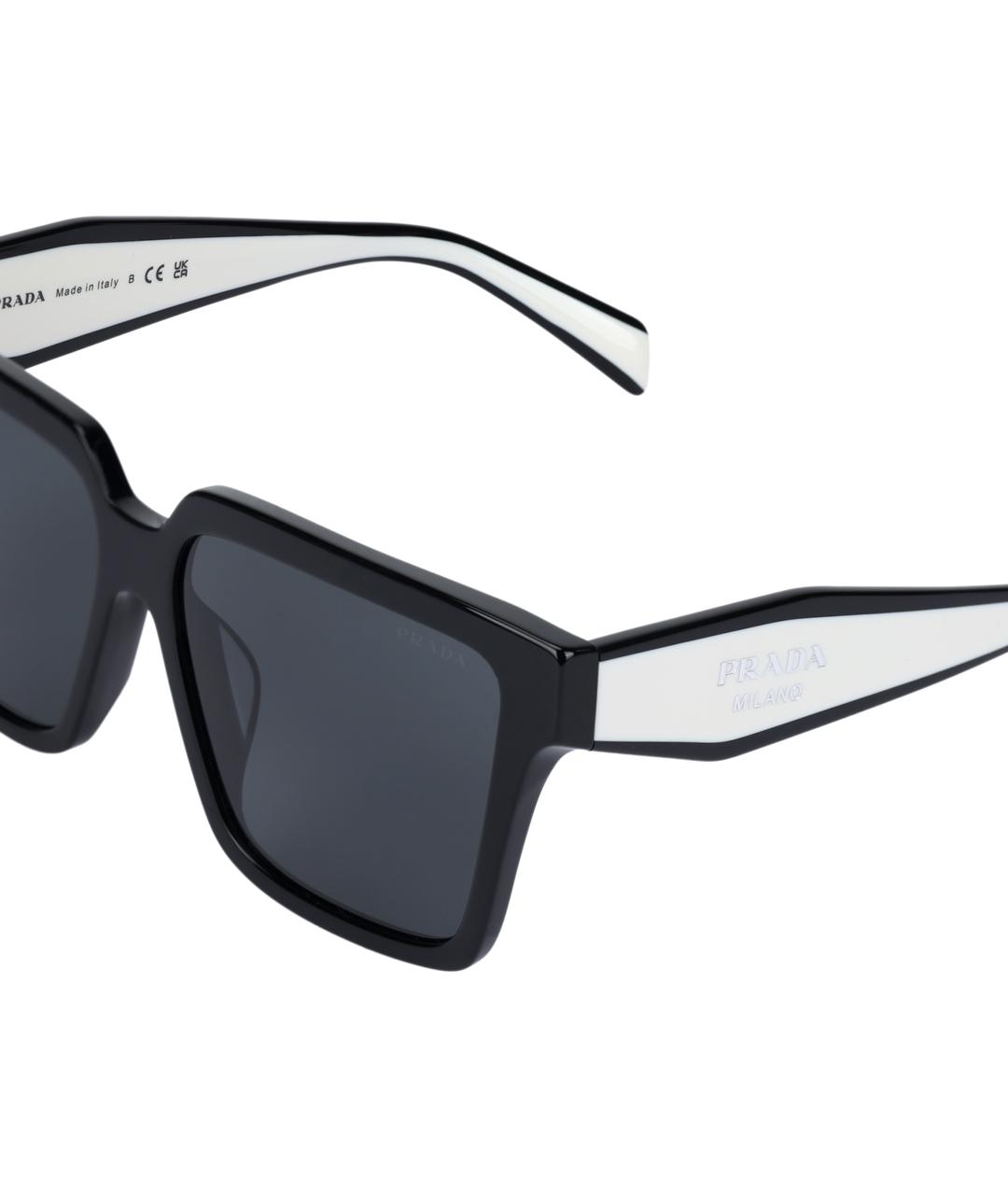 PRADA Бежевые пластиковые солнцезащитные очки, фото 5