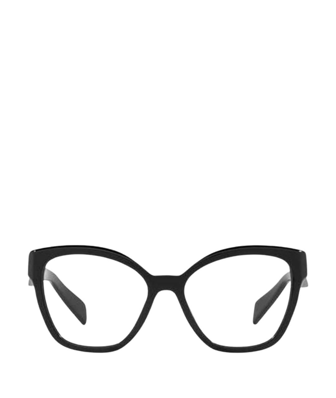 PRADA Черные пластиковые солнцезащитные очки, фото 1