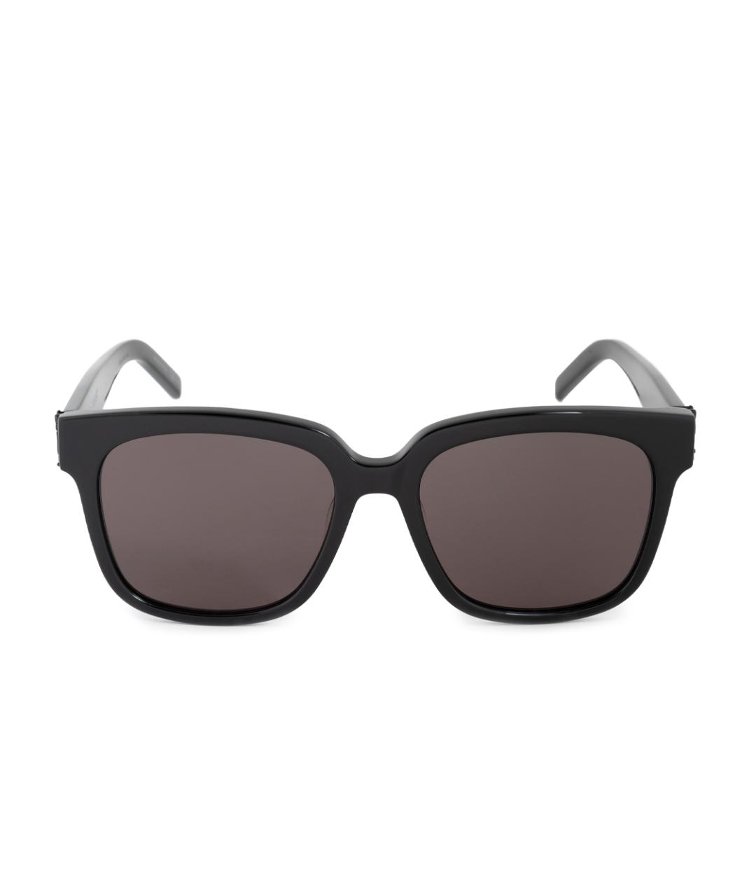 SAINT LAURENT Черные пластиковые солнцезащитные очки, фото 2