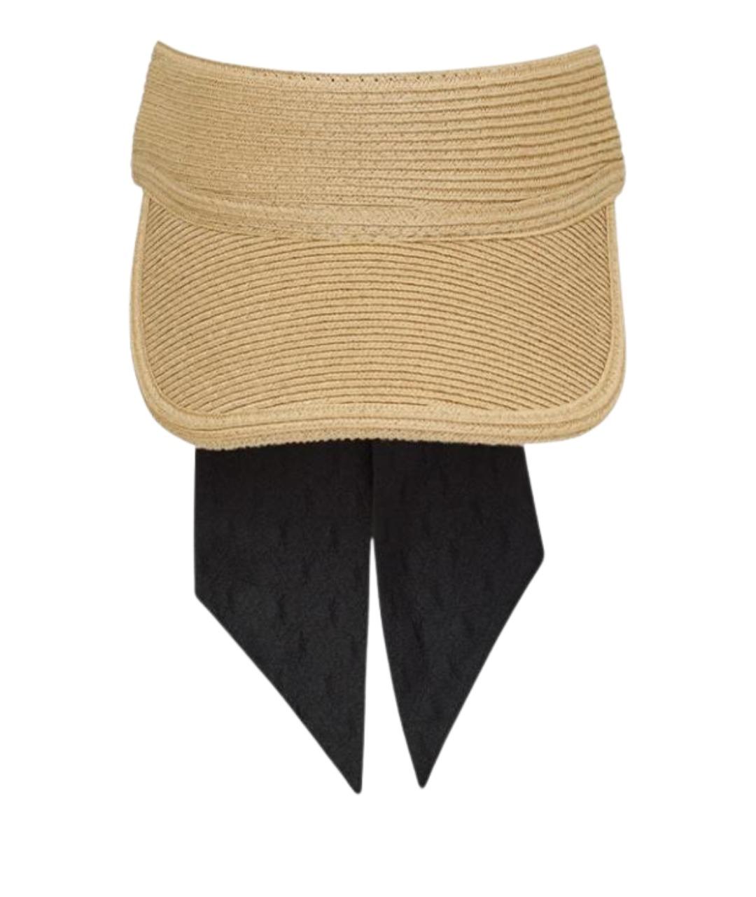 SAINT LAURENT Бежевая шляпа, фото 1