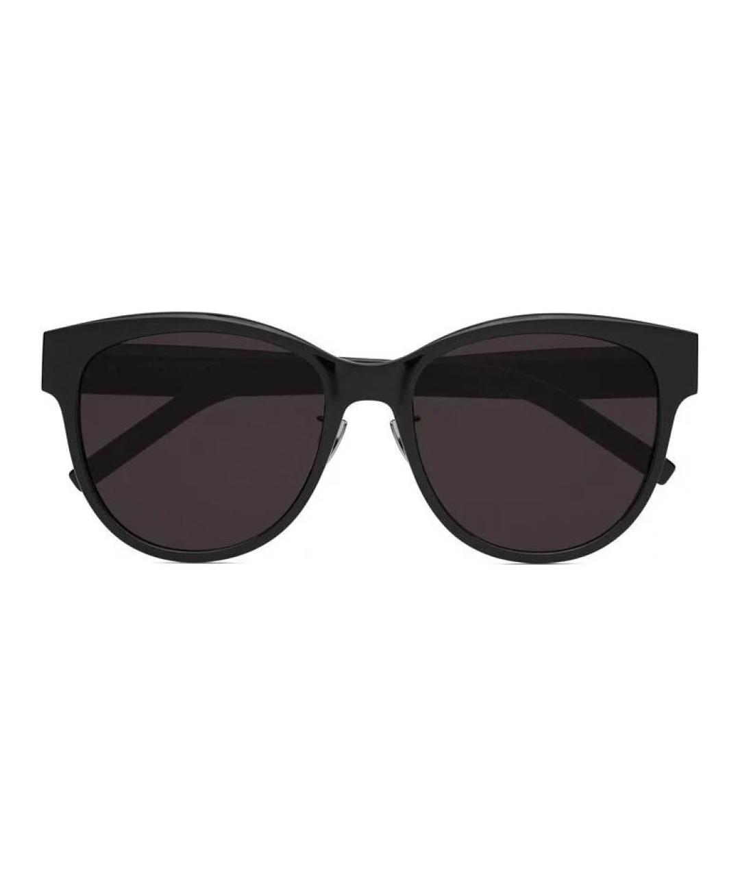 SAINT LAURENT Черные пластиковые солнцезащитные очки, фото 2