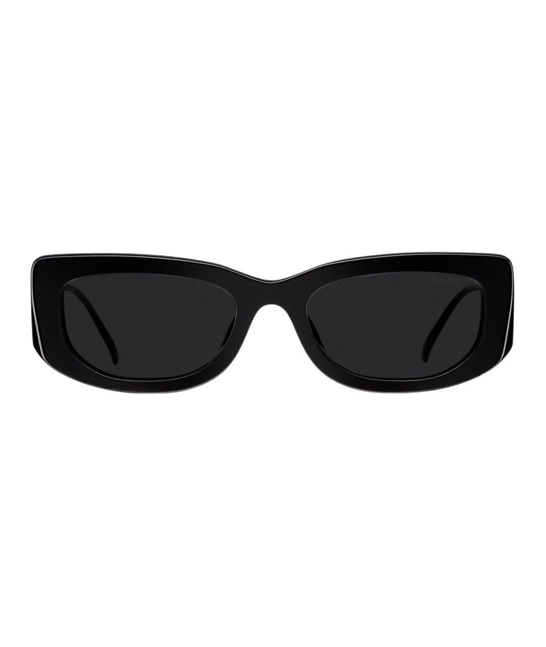 PRADA Черные металлические солнцезащитные очки, фото 2