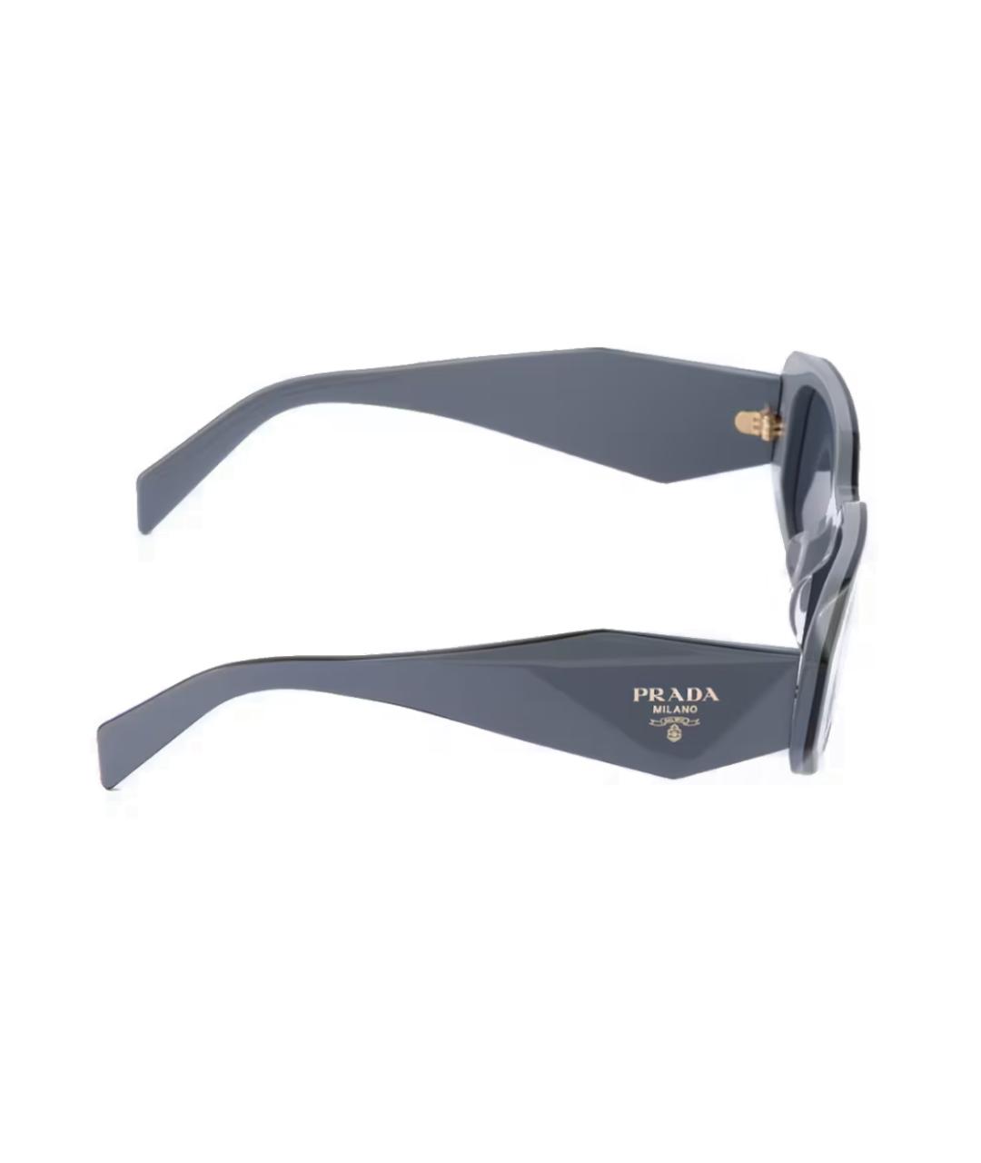 PRADA Серые пластиковые солнцезащитные очки, фото 2