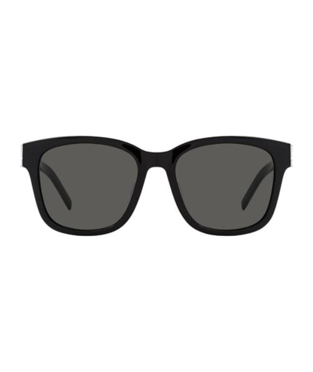 SAINT LAURENT Черные пластиковые солнцезащитные очки, фото 2