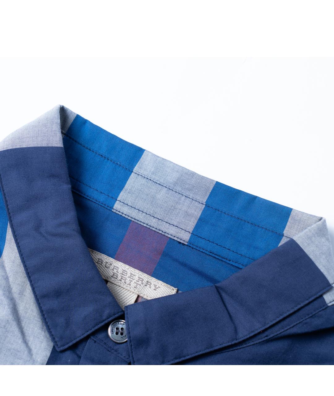 BURBERRY Синяя классическая рубашка, фото 3