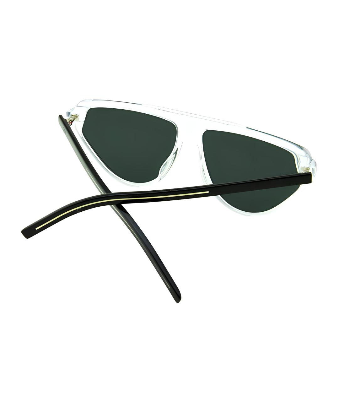 CHRISTIAN DIOR Белые пластиковые солнцезащитные очки, фото 4