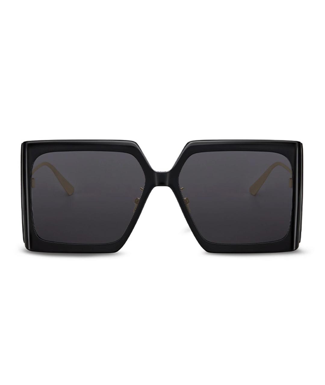 CHRISTIAN DIOR Черные металлические солнцезащитные очки, фото 2