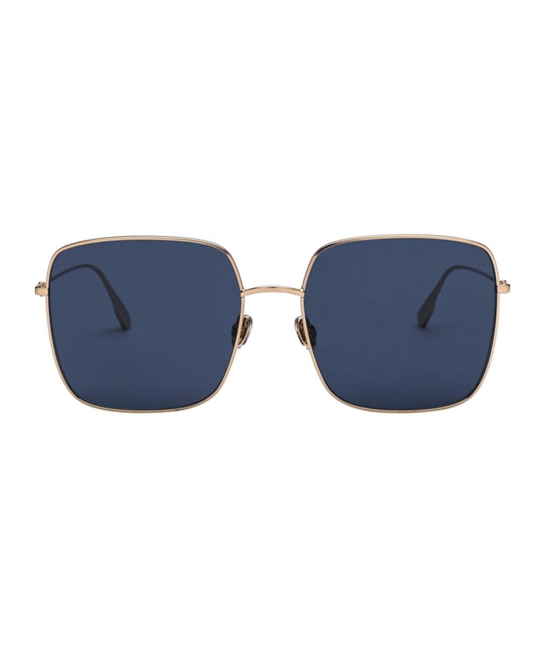 CHRISTIAN DIOR Синие металлические солнцезащитные очки, фото 2