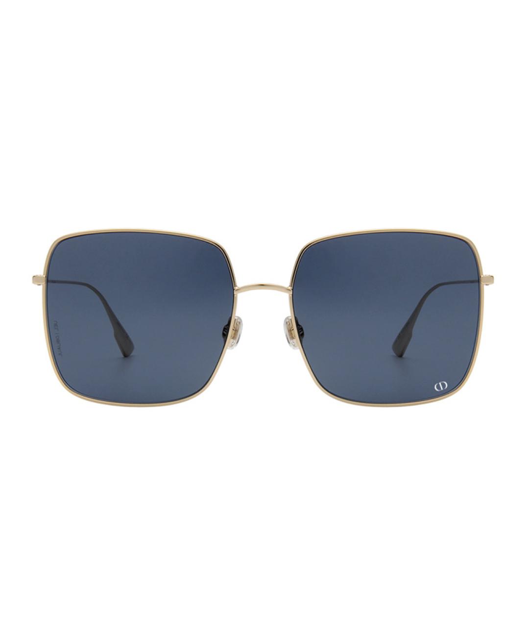CHRISTIAN DIOR Синие металлические солнцезащитные очки, фото 3
