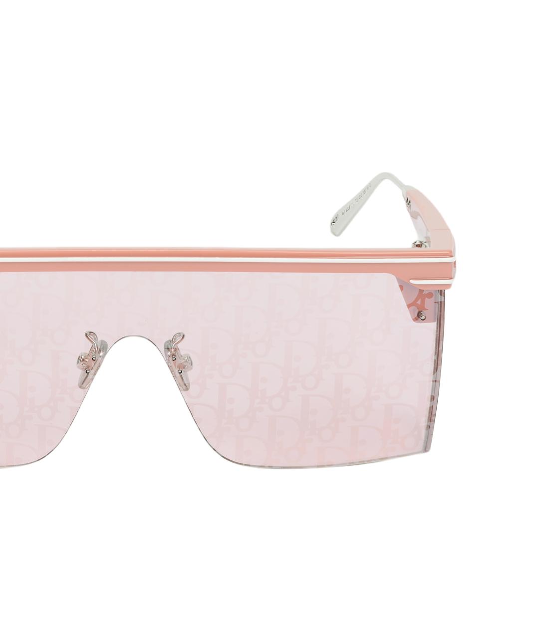 CHRISTIAN DIOR Розовые пластиковые солнцезащитные очки, фото 3