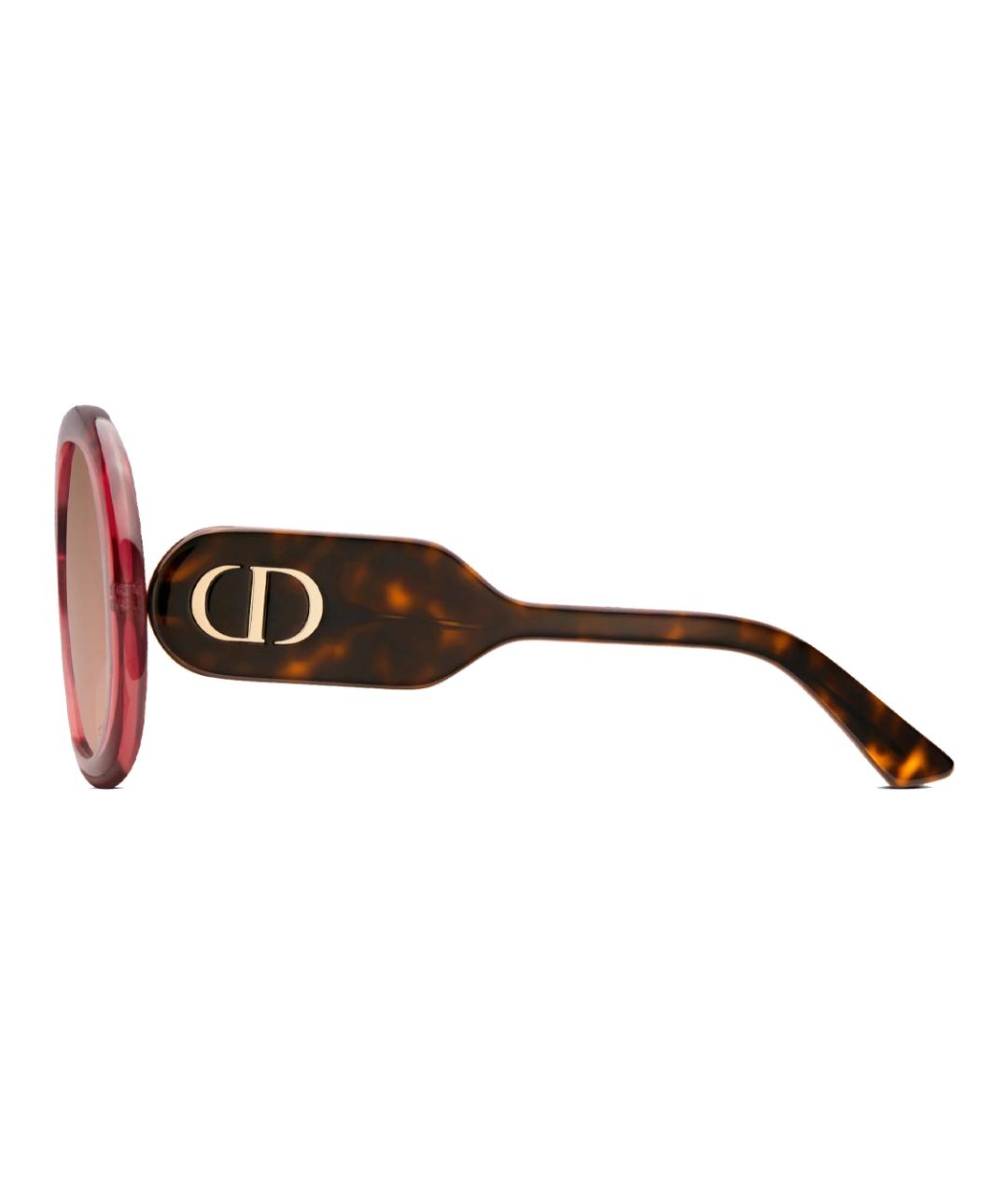 CHRISTIAN DIOR Розовые пластиковые солнцезащитные очки, фото 3