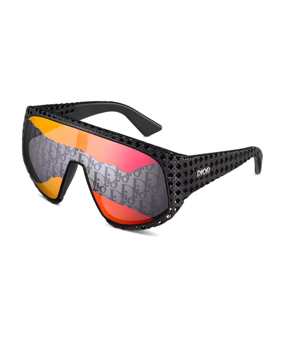 CHRISTIAN DIOR Черные металлические солнцезащитные очки, фото 1
