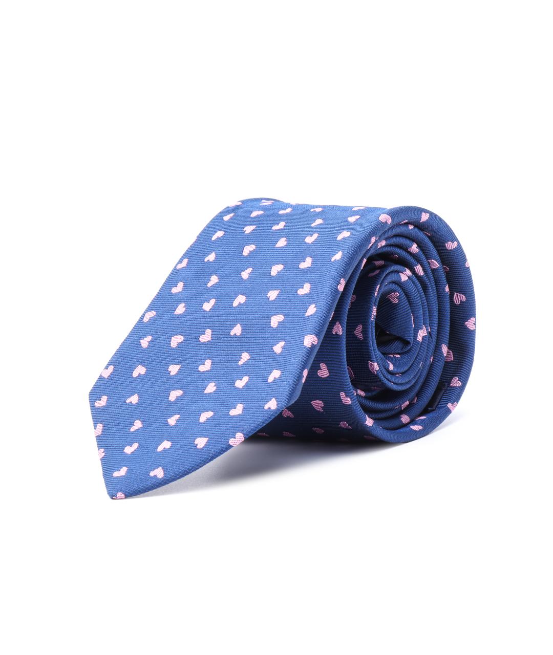 HERMES Синий галстук, фото 3