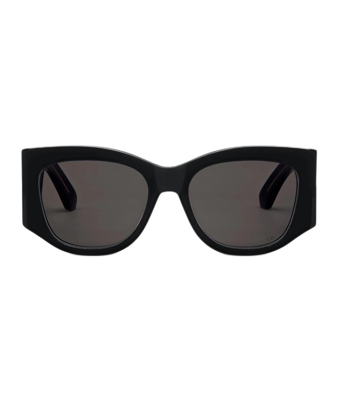 CHRISTIAN DIOR Черные пластиковые солнцезащитные очки, фото 2