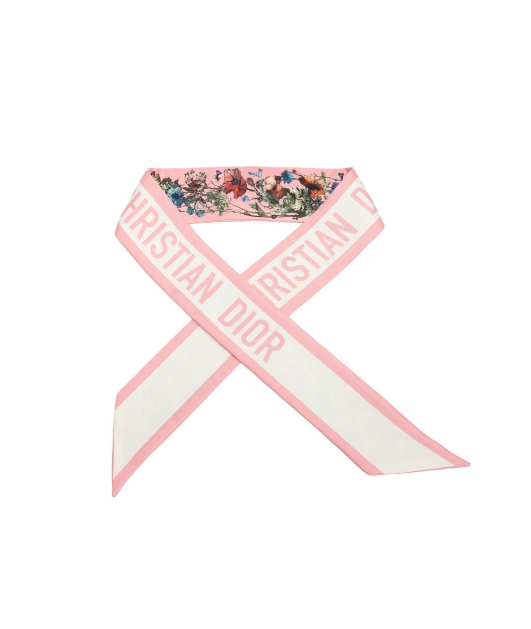 CHRISTIAN DIOR Мульти шелковый шарф, фото 2