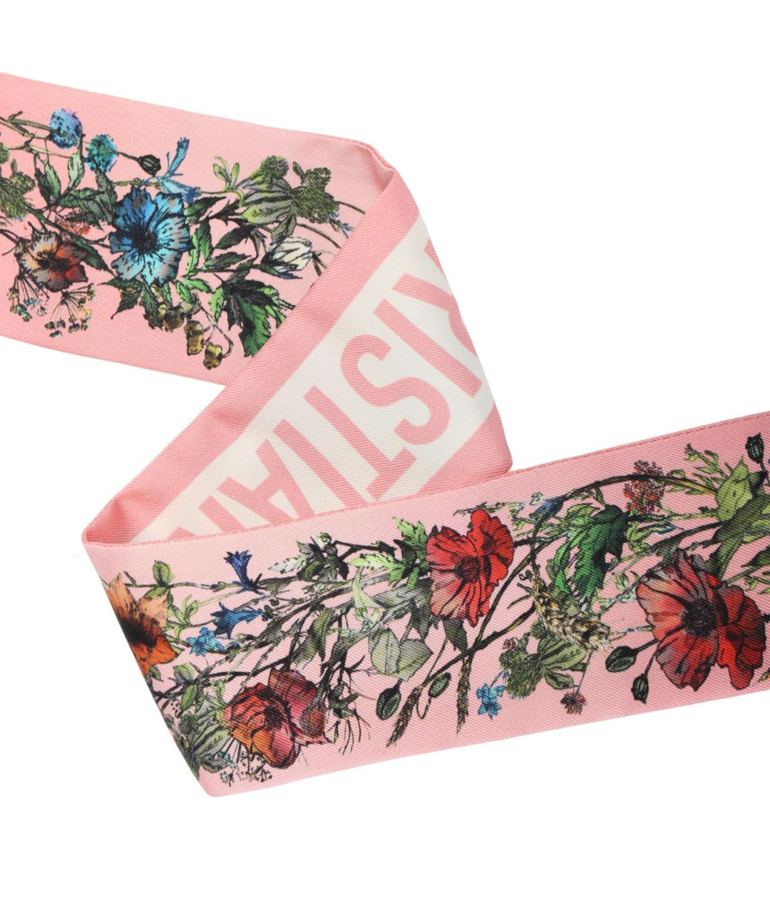 CHRISTIAN DIOR Мульти шелковый шарф, фото 3