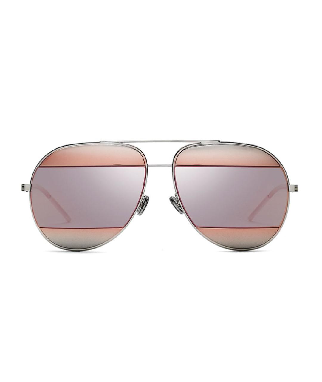 CHRISTIAN DIOR Розовые металлические солнцезащитные очки, фото 2