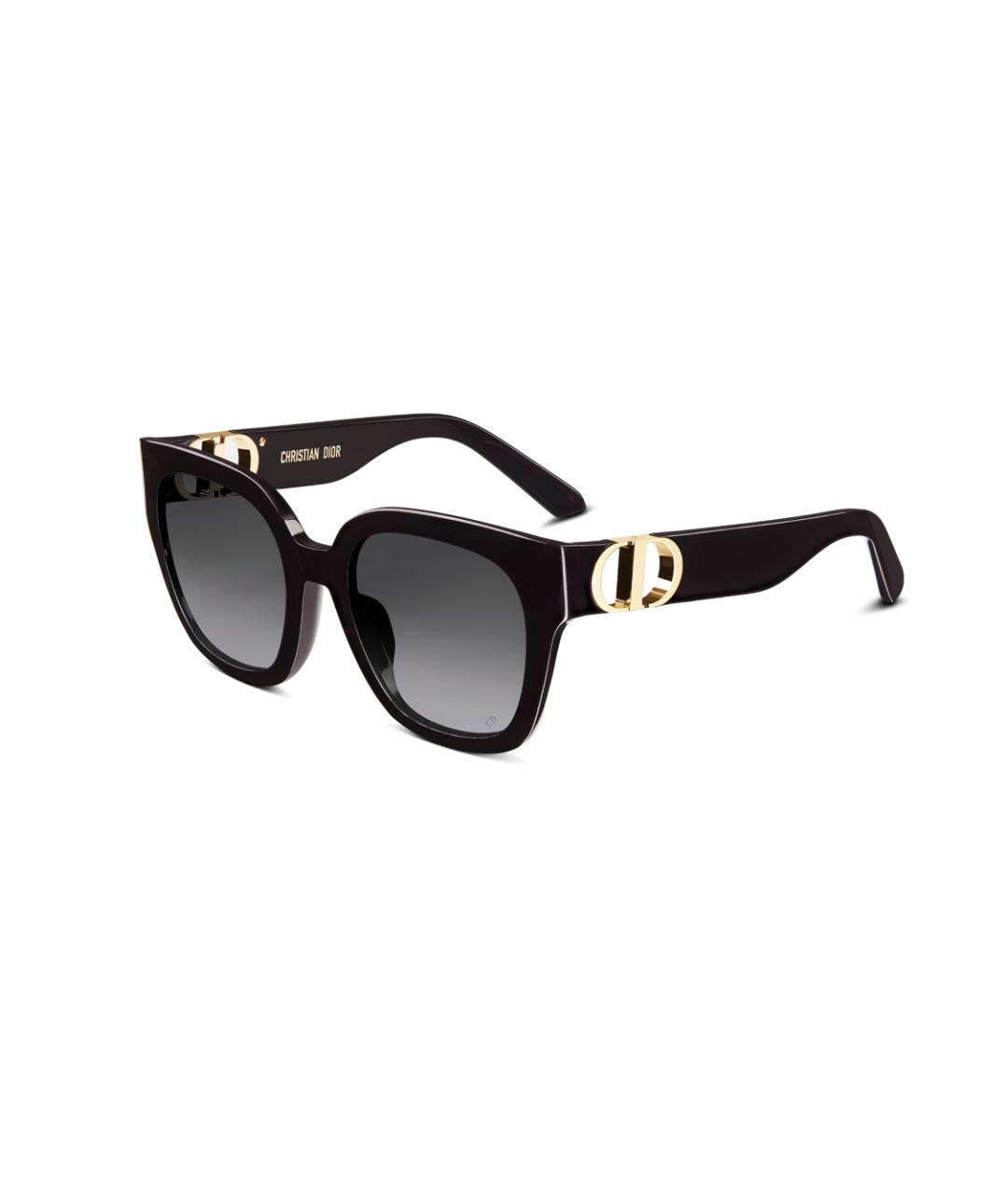 CHRISTIAN DIOR Черные пластиковые солнцезащитные очки, фото 5