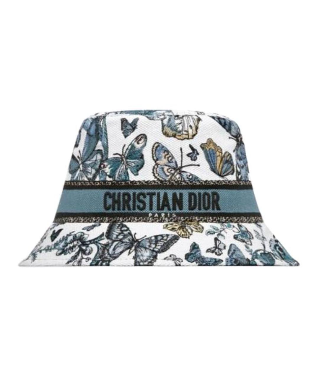 CHRISTIAN DIOR Синяя панама, фото 1