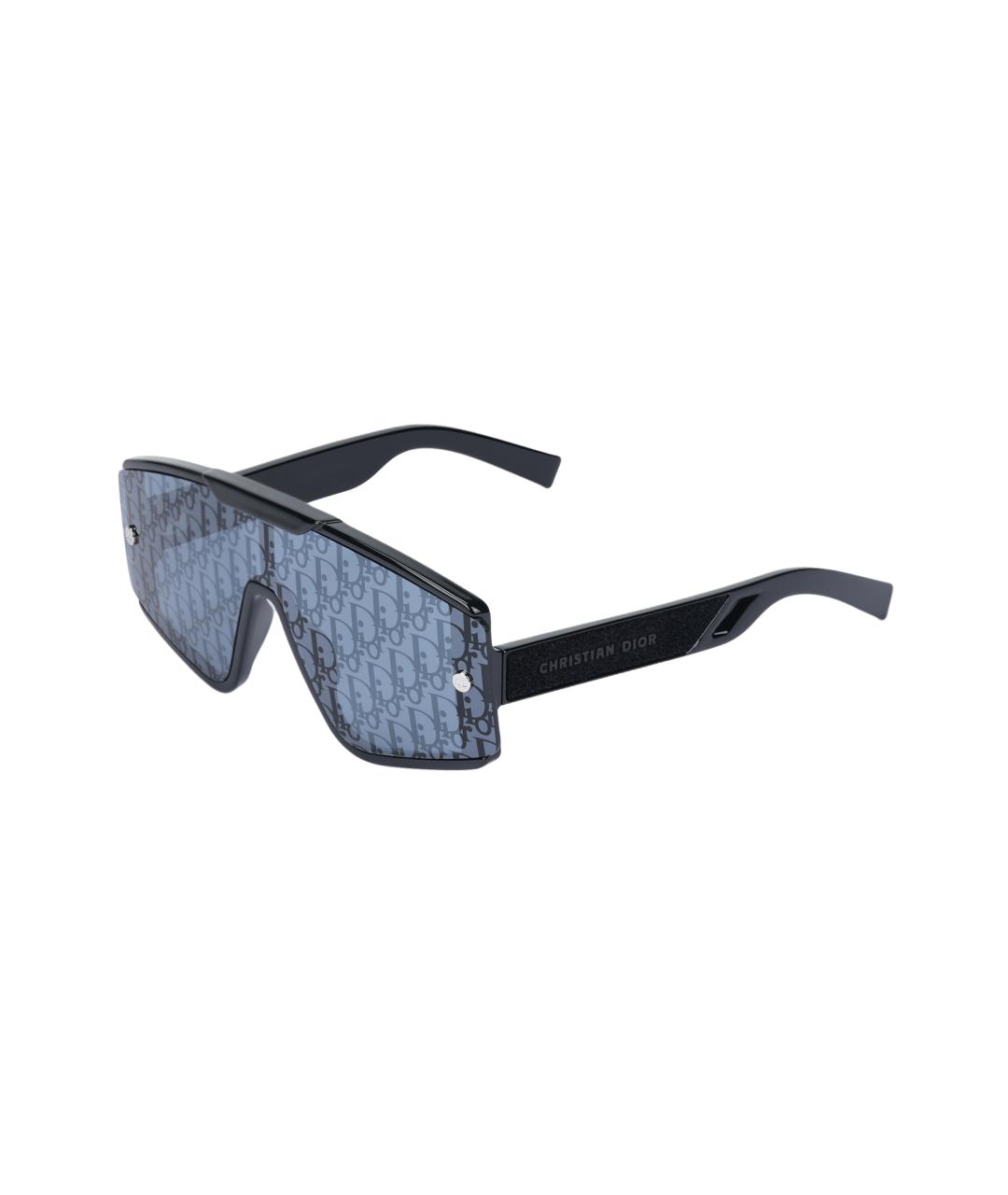 CHRISTIAN DIOR Черные пластиковые солнцезащитные очки, фото 1
