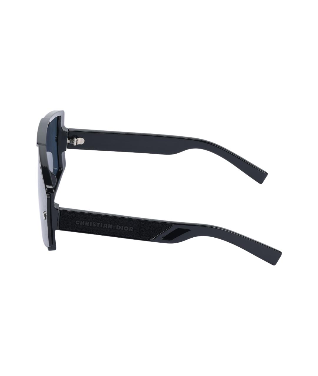 CHRISTIAN DIOR Черные пластиковые солнцезащитные очки, фото 3