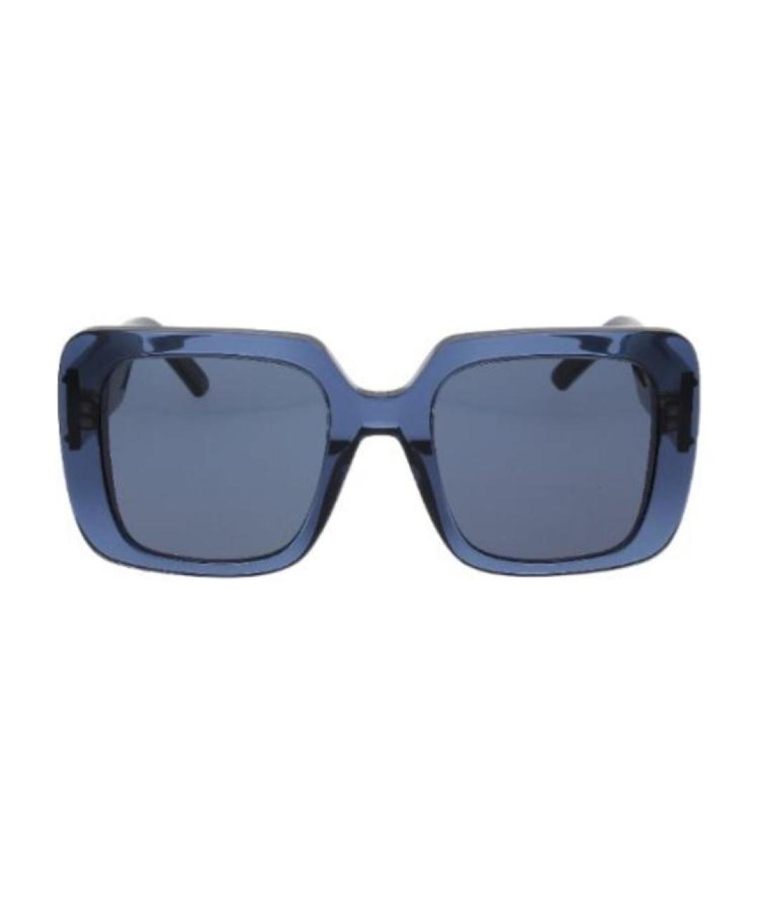 CHRISTIAN DIOR Синие пластиковые солнцезащитные очки, фото 2