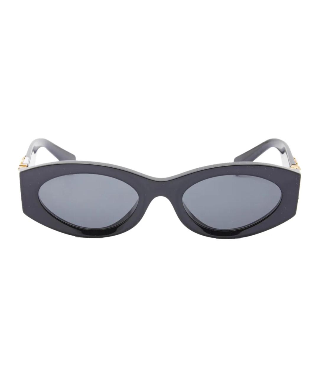 MIU MIU Черные пластиковые солнцезащитные очки, фото 3