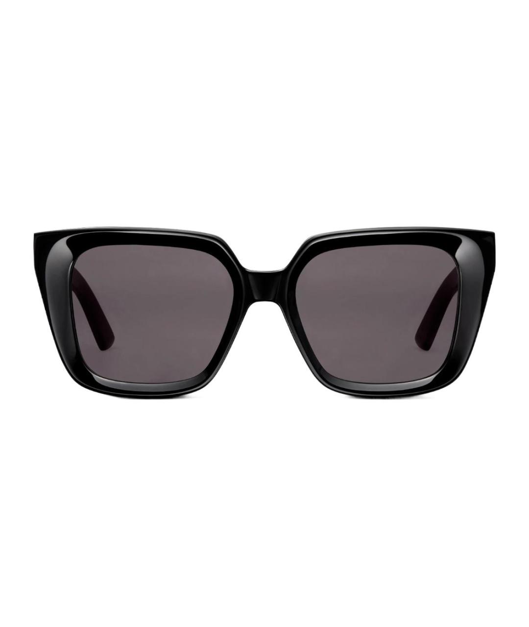 CHRISTIAN DIOR Черные пластиковые солнцезащитные очки, фото 2