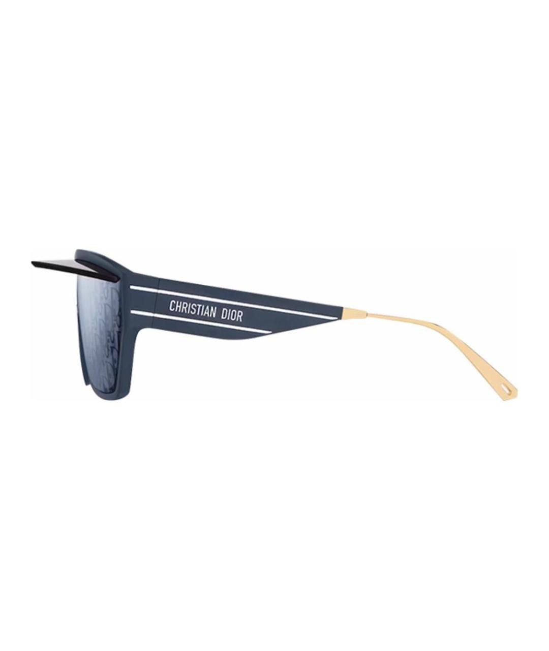 CHRISTIAN DIOR Синие пластиковые солнцезащитные очки, фото 3